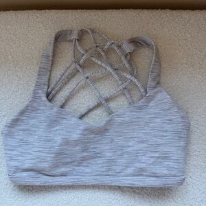 Gray lululemon free to be bra
